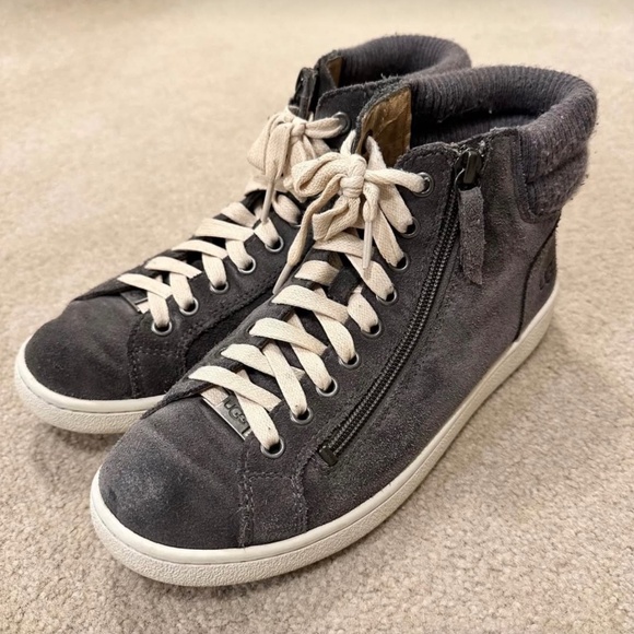 UGG Genuine Suede Sneakers - size 7.5 - Picture 1 of 5